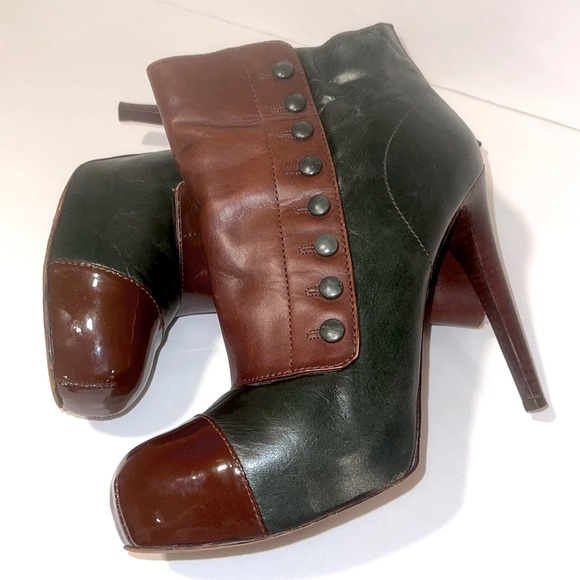 L. A. M. B. high heel ankle boots Size 8M In Excellent Condition - Picture 4 of 12